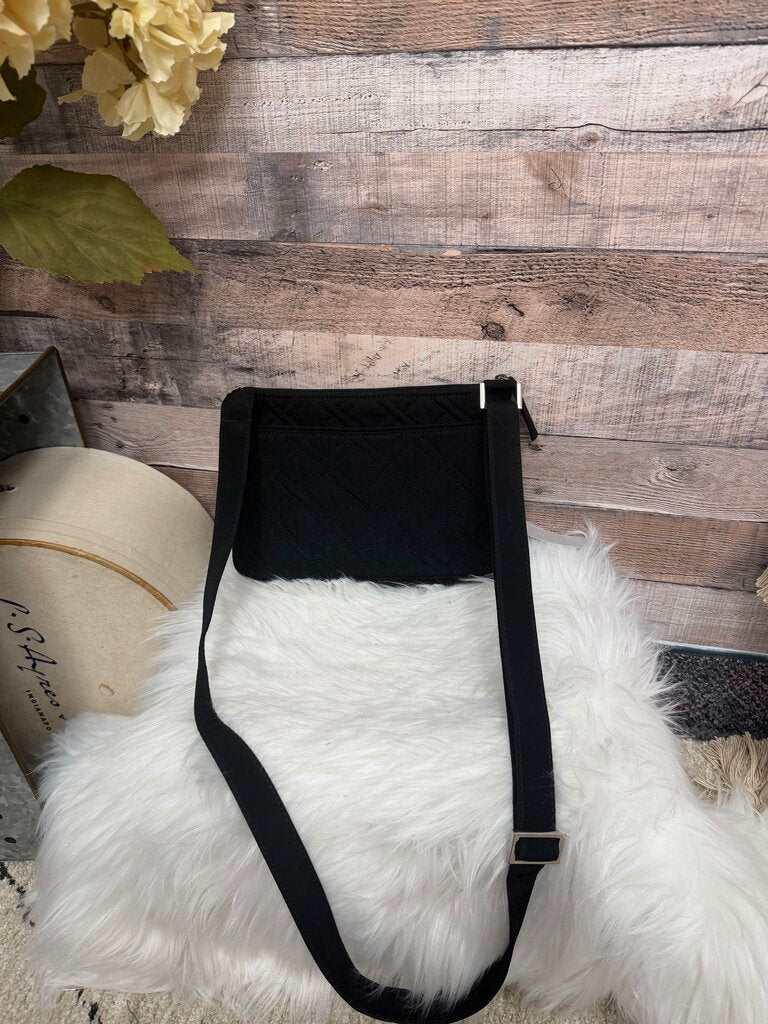 Vera Bradley Black Quilted Clutch Crossbody
