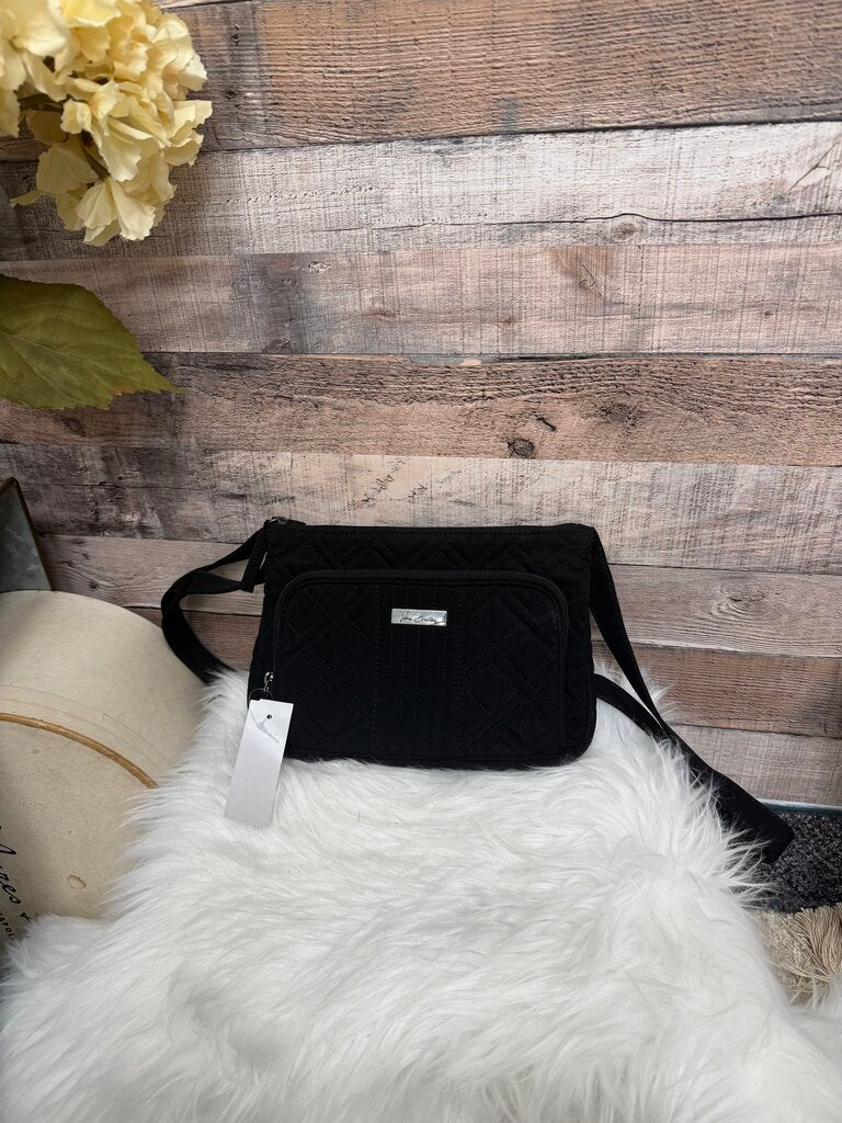 Vera Bradley Black Quilted Clutch Crossbody