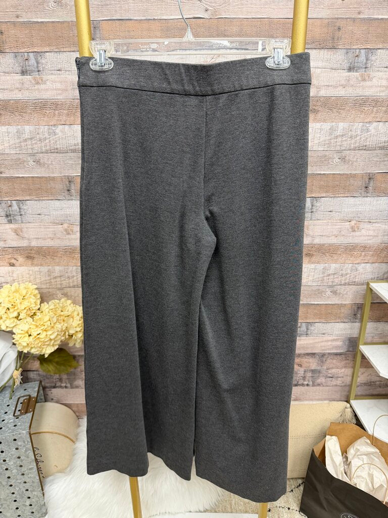 Ann Taylor Grey Wide-Leg Dress Pants