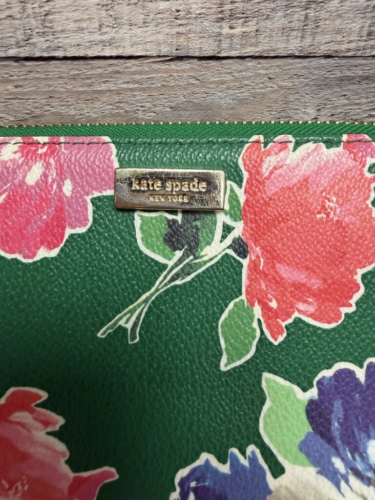 Kate Spade Leather Wallet Spring Bloom Floral Print