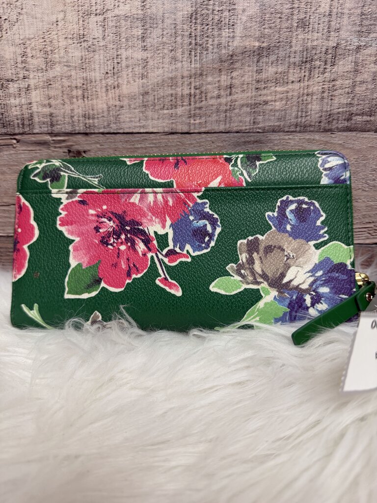 Kate Spade Leather Wallet Spring Bloom Floral Print