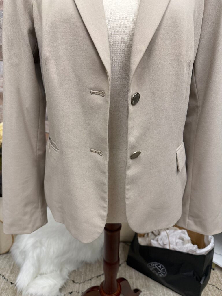 Calvin Klein Brown Blazer With Silver Buttons