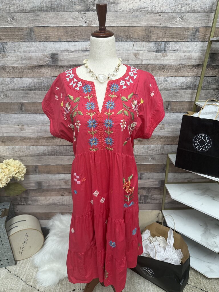 Johny Was Workshop Floral Embroidered Tunic