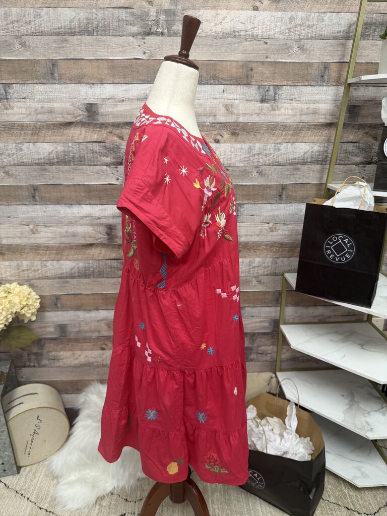 Johny Was Workshop Floral Embroidered Tunic