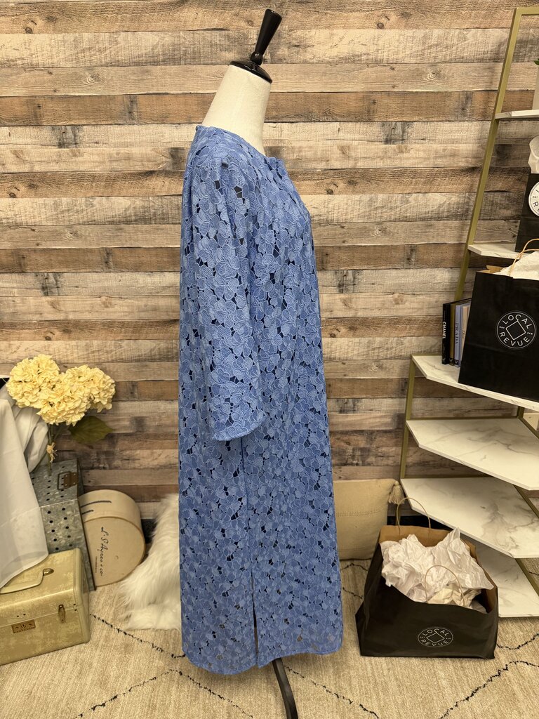 Tuckernuck Jamie Blue Lace 3/4 Sleeve Dress