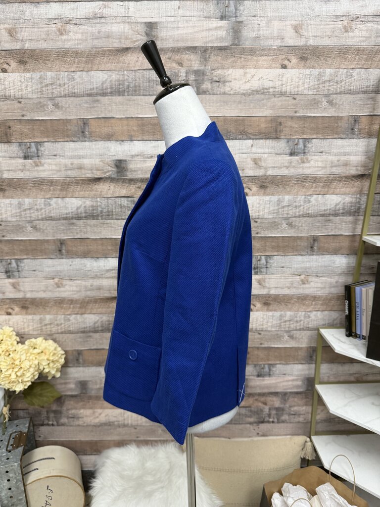 NWT Talbots Royal Blue 3/4 Sleeve Blazer