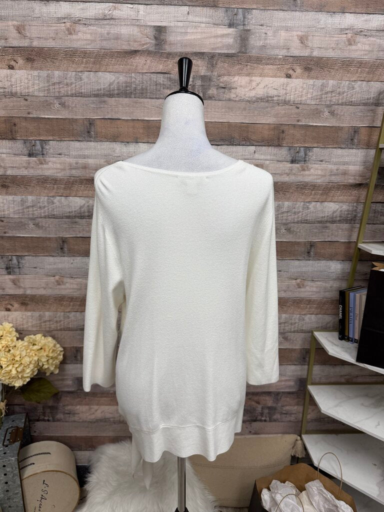 NWT Coldwater Creek White Long Sleeve XL