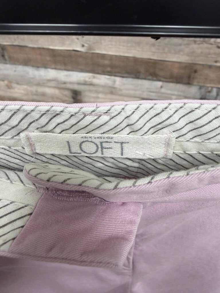 Loft Pink Chino Shorts