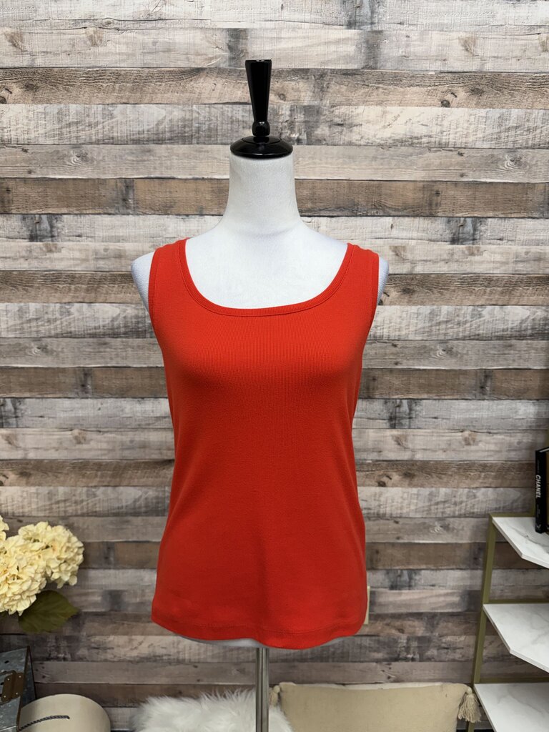 Chico's Red Ribbed Tank