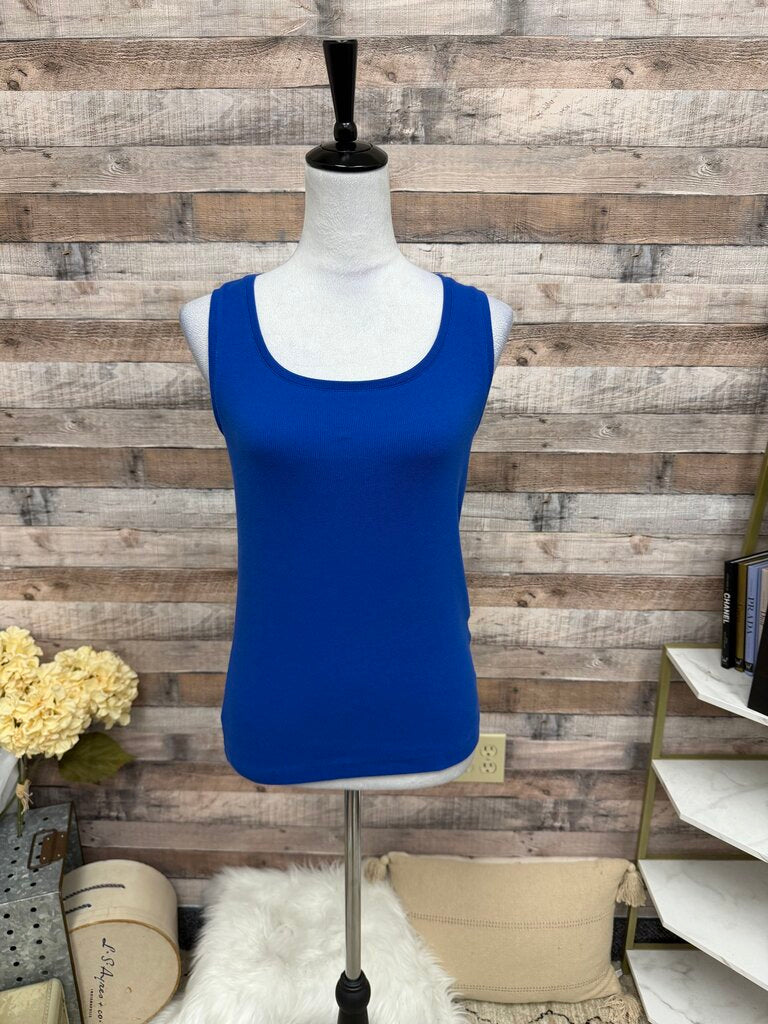 Chico's Royal Blue Ribbed Tank