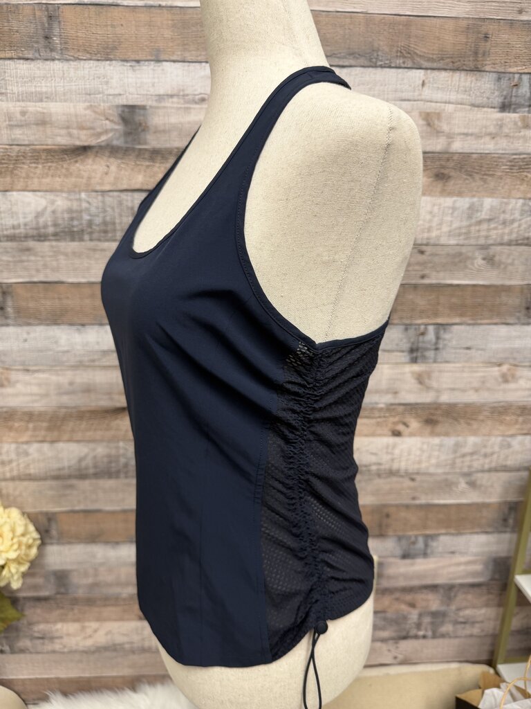 Athleta Navy Racerback Cinch Tank