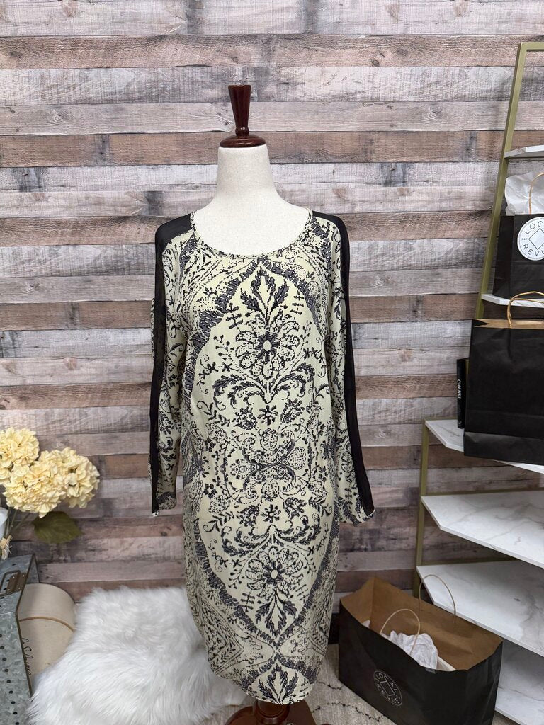 Graham & Spencer Paisley Damask Print Top L