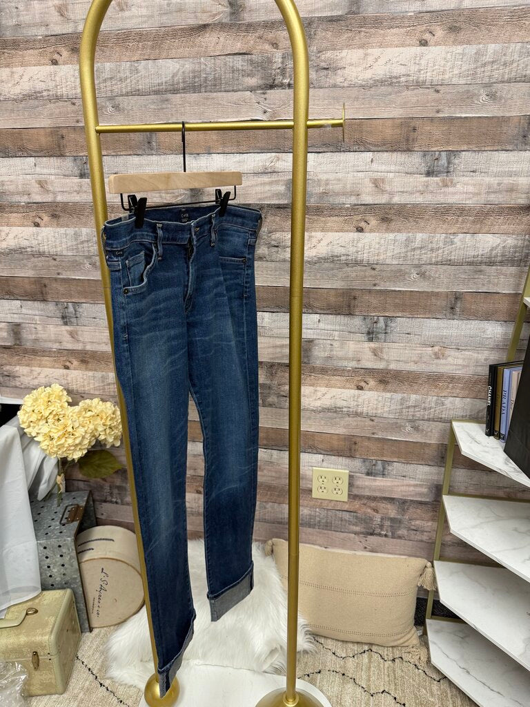 Citizens Of Humanity Dark Wash Skinny/Straight Leg Jeans 30