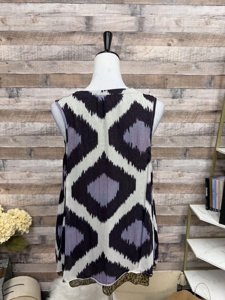Scotch & Soda Maison Scotch Silk Sleeveless Top 2
