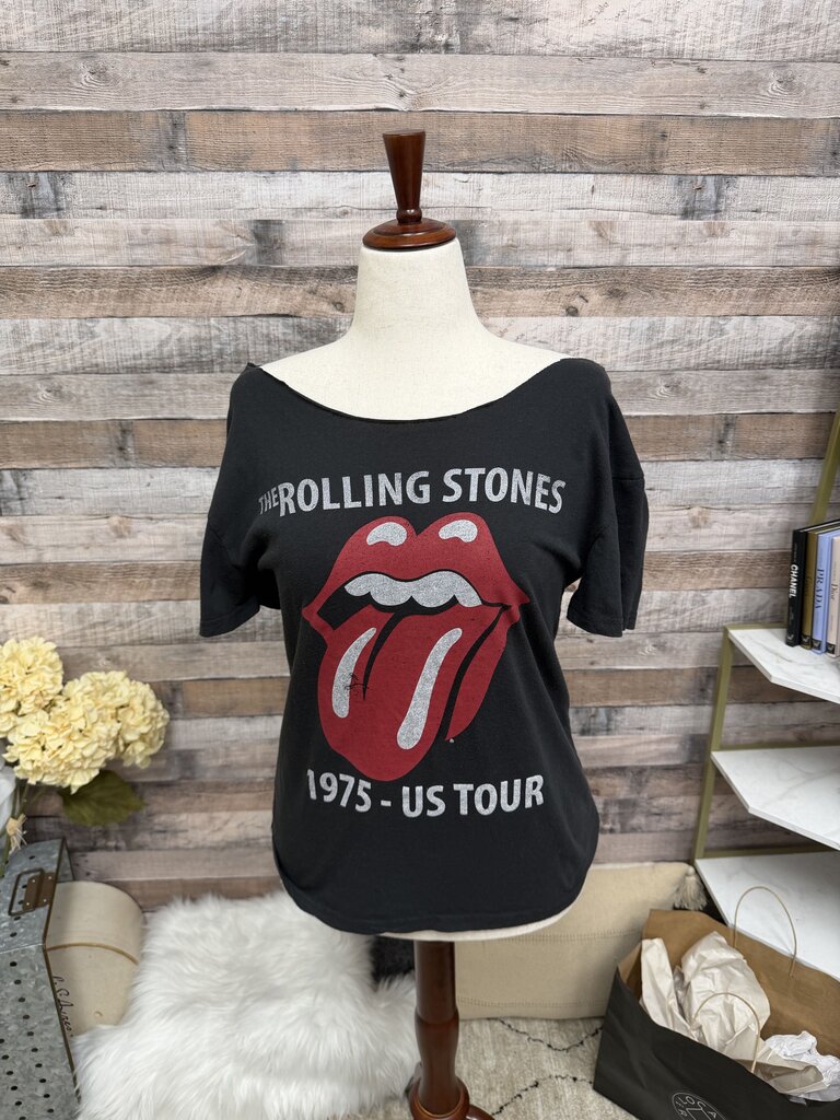 Rolling Stone 1975 US Tour Grey Graphic Tee
