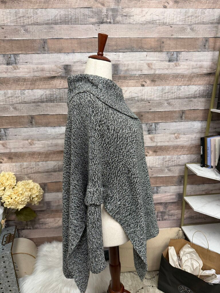RD Style Grey Knit Turtleneck Sweater M