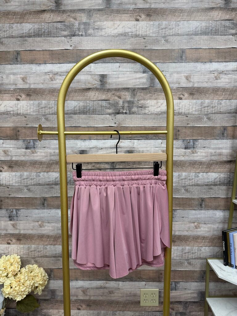 Running Sports Pink Athletic Shorts M