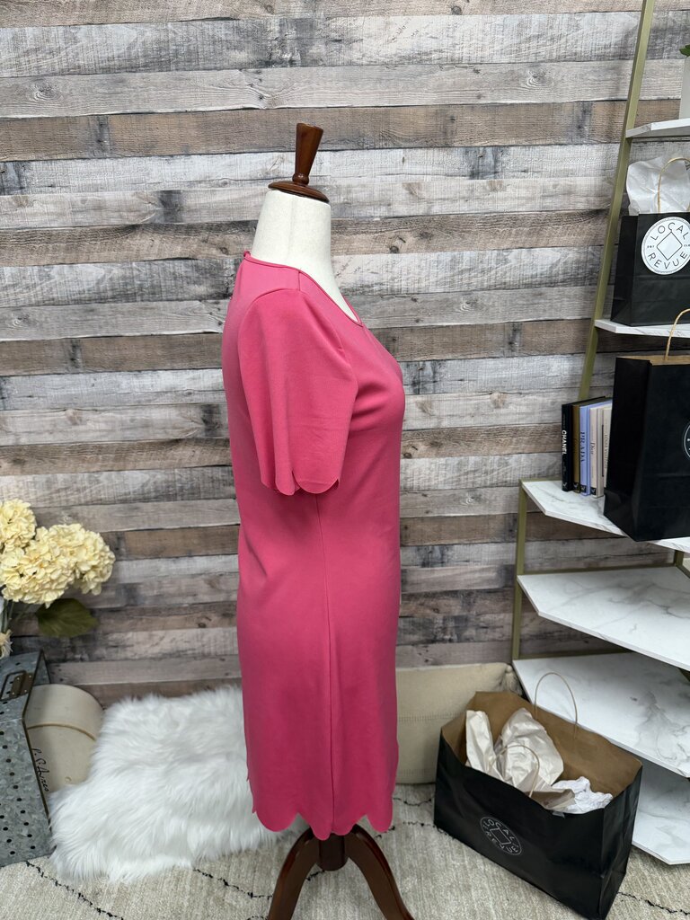 Pink Short Sleeve T-Shirt Dress M