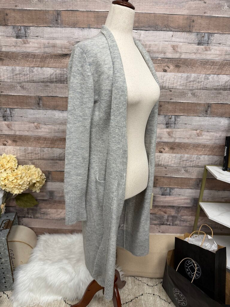 Banana Republic Heather Grey Knit Cardigan