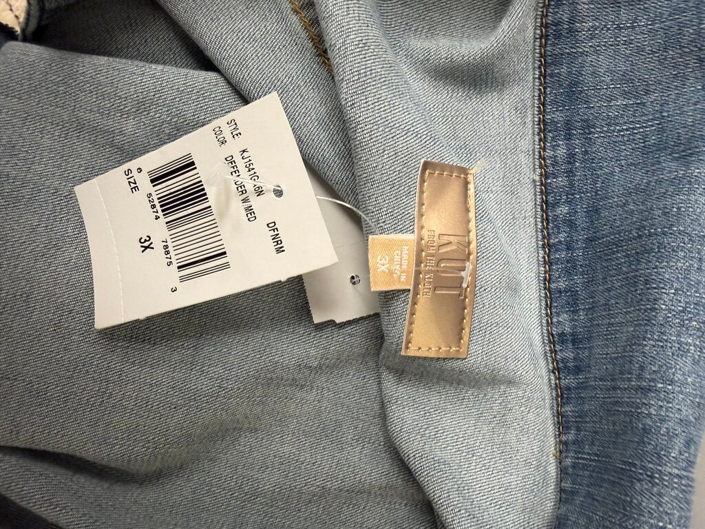 Kut From The Kloth Medium Wash Denim Jacket