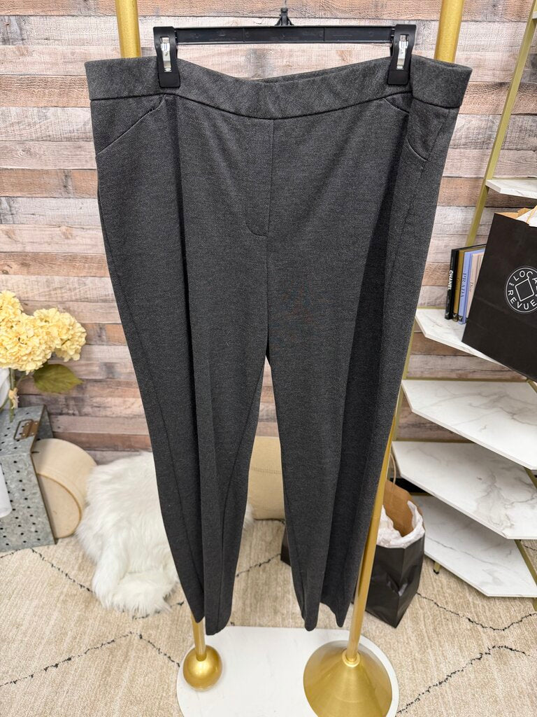 NWT J Jill Pointe Slim Leg Dark Grey Dress Pants