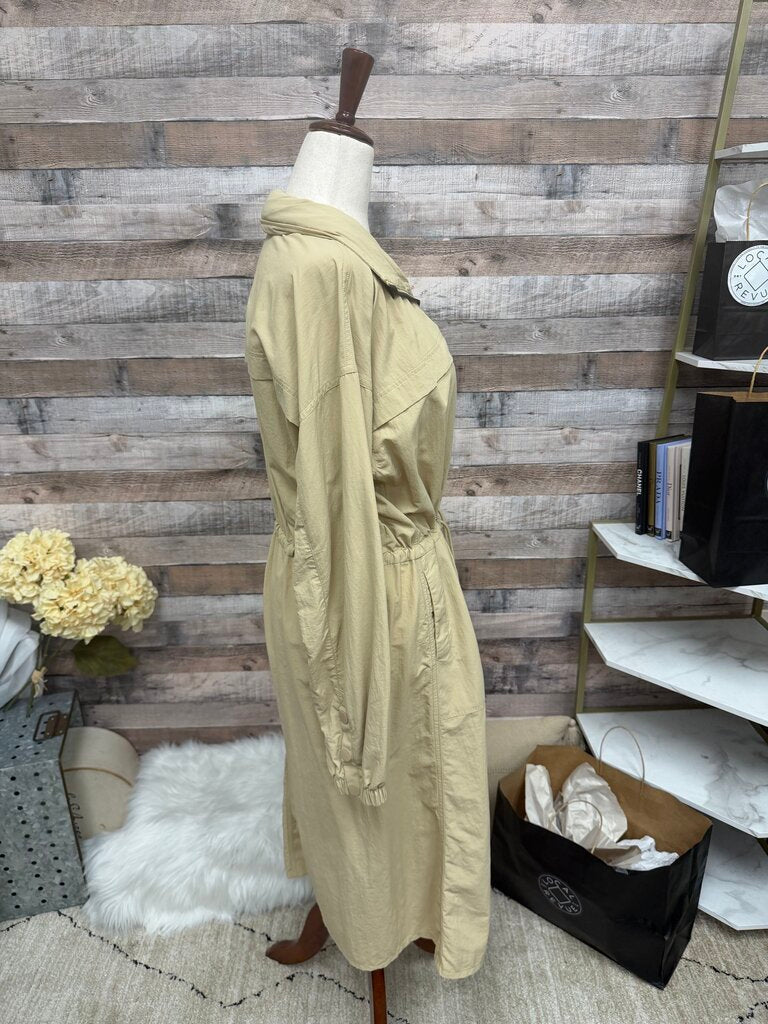 NWT Spiritual Gangster Khaki Rain Trench Coat