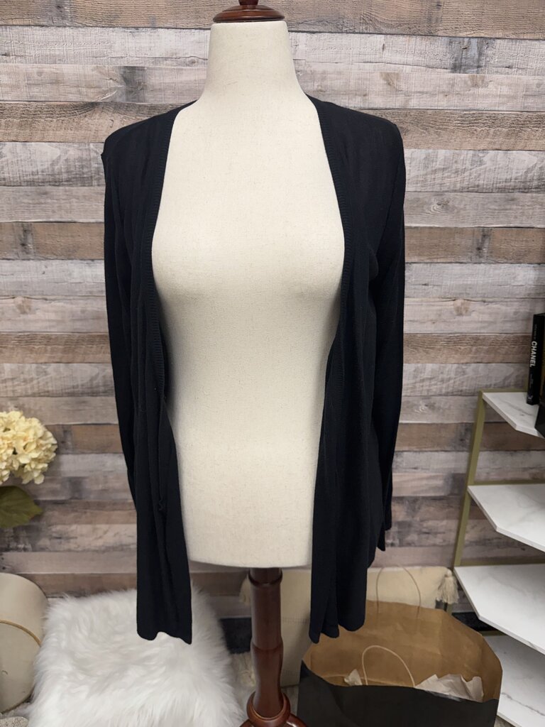 Elle Brand Black Sheer Back Cardigan