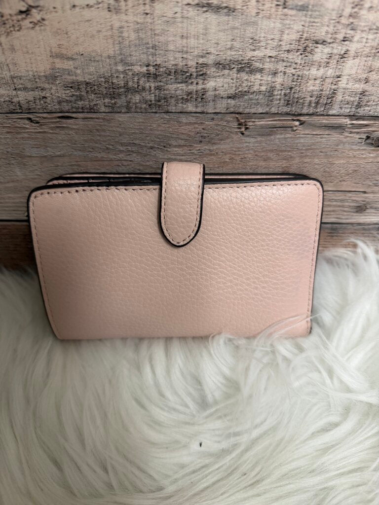 Kate Spade Pink Pebbled Leather Bifold Wallet