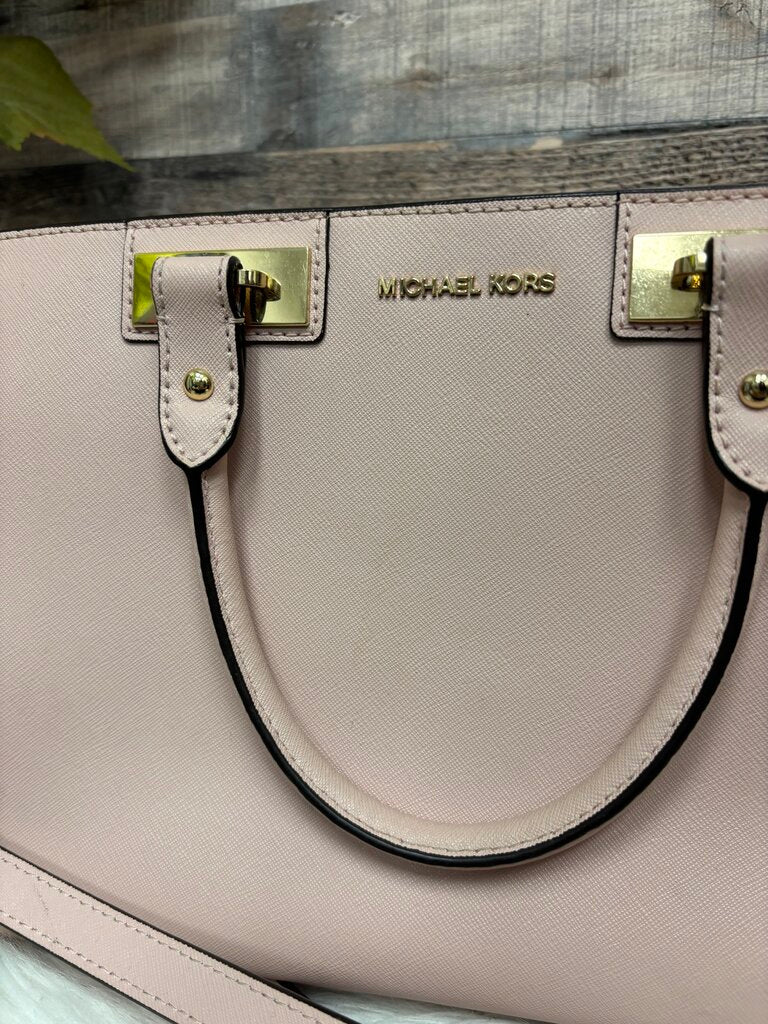 Michael Kors Pink w/Gold Hardware Versatile Bag