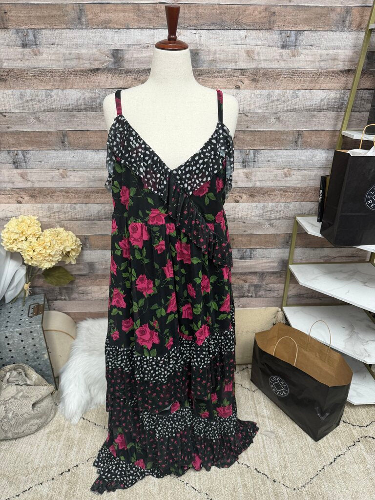 Torrid X Betsey Johnson Floral Ruffle Dress