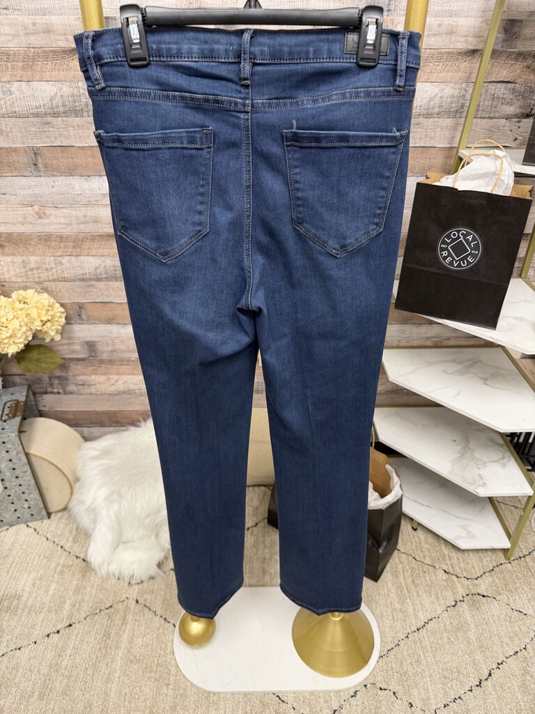 Nicole Miller Blue Dark Wash Skinny Jeans