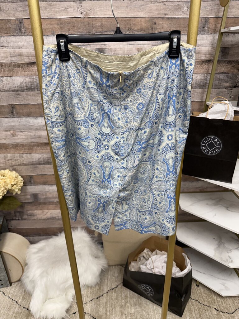 Banana Republic Paisley Print Pencil Skirt