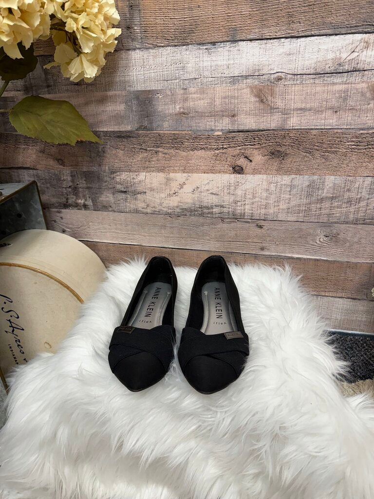 Anne Klein Fabric Pointed Toe Flats