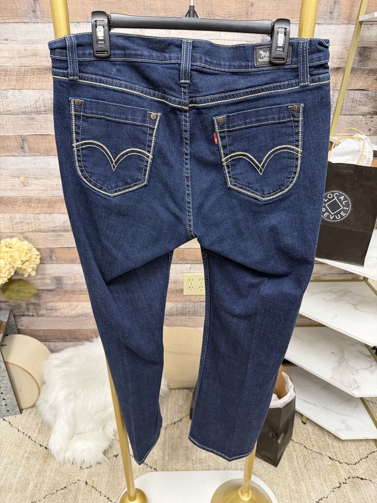Levi's 529 Dark Wash Curvy Bootcut Jeans
