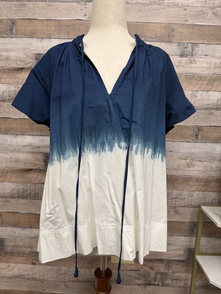Apiece Apart Tie-Dye Print Short Sleeve Top