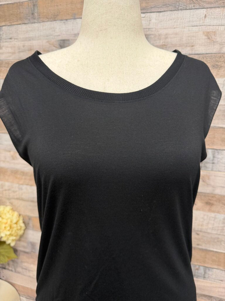 Feel The Peace By Terre Jacobs Black Cowl Top
