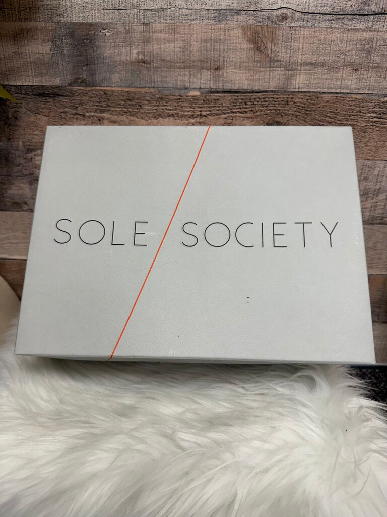Sole Society Stud Embellished Black Pumps