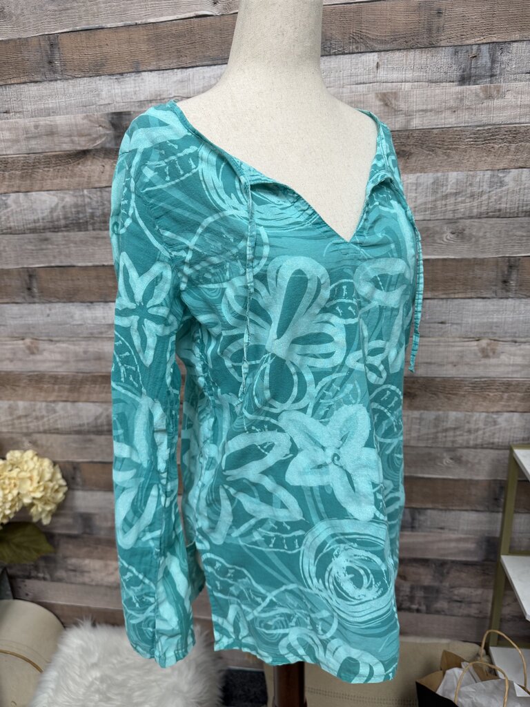 Fresh Produce Tropical Floral Print Long Sleeve