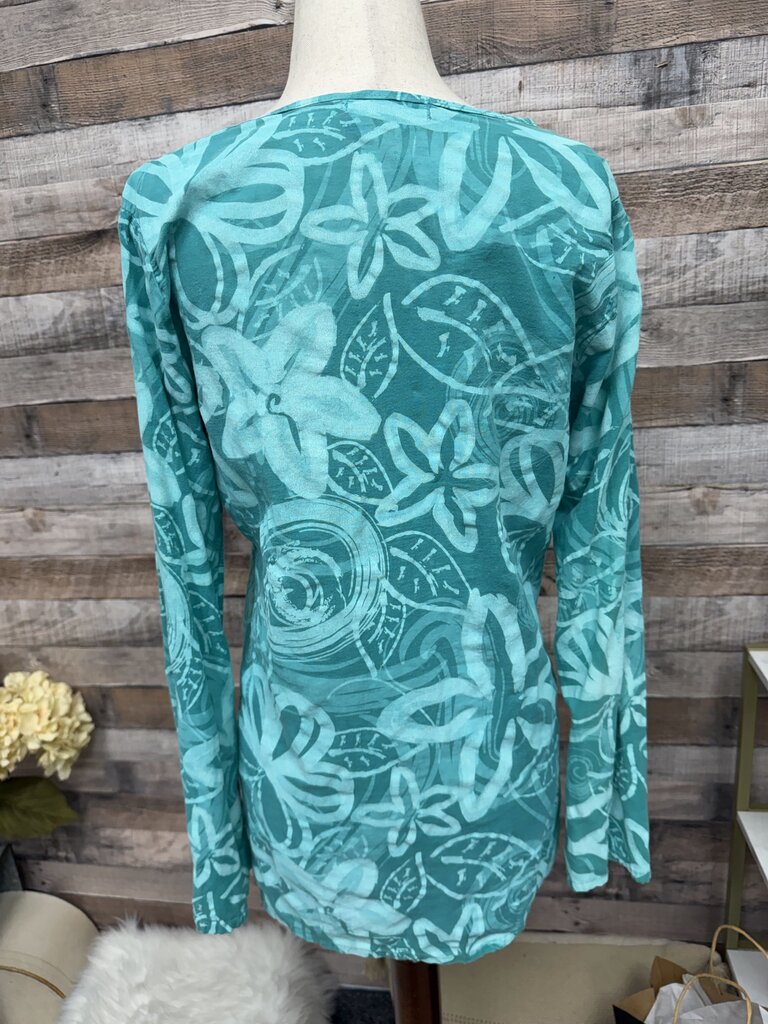 Fresh Produce Tropical Floral Print Long Sleeve