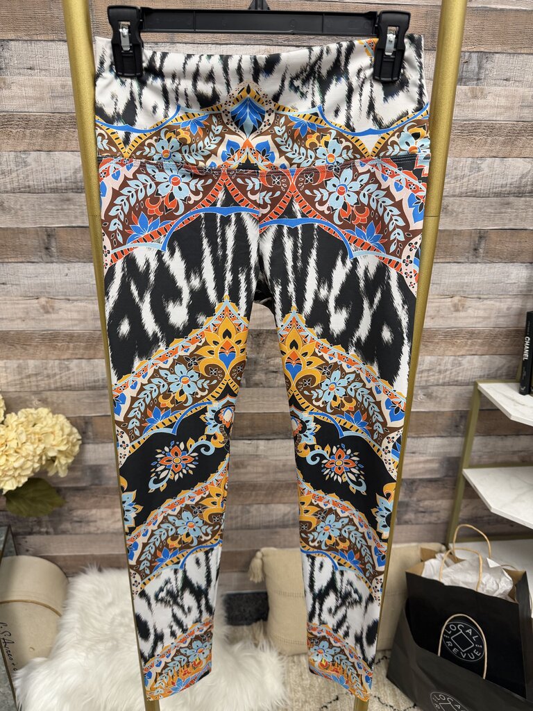 Om Shanti Bohemian Print Jogger Pants