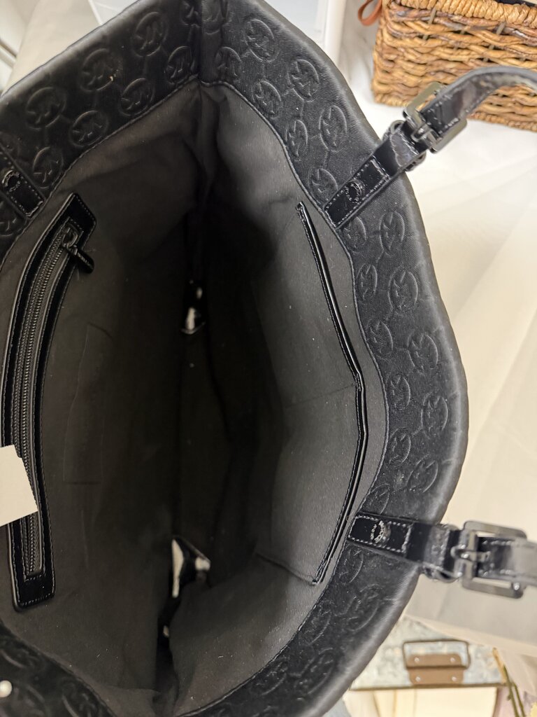 Michael Kors Black Canvas Tote