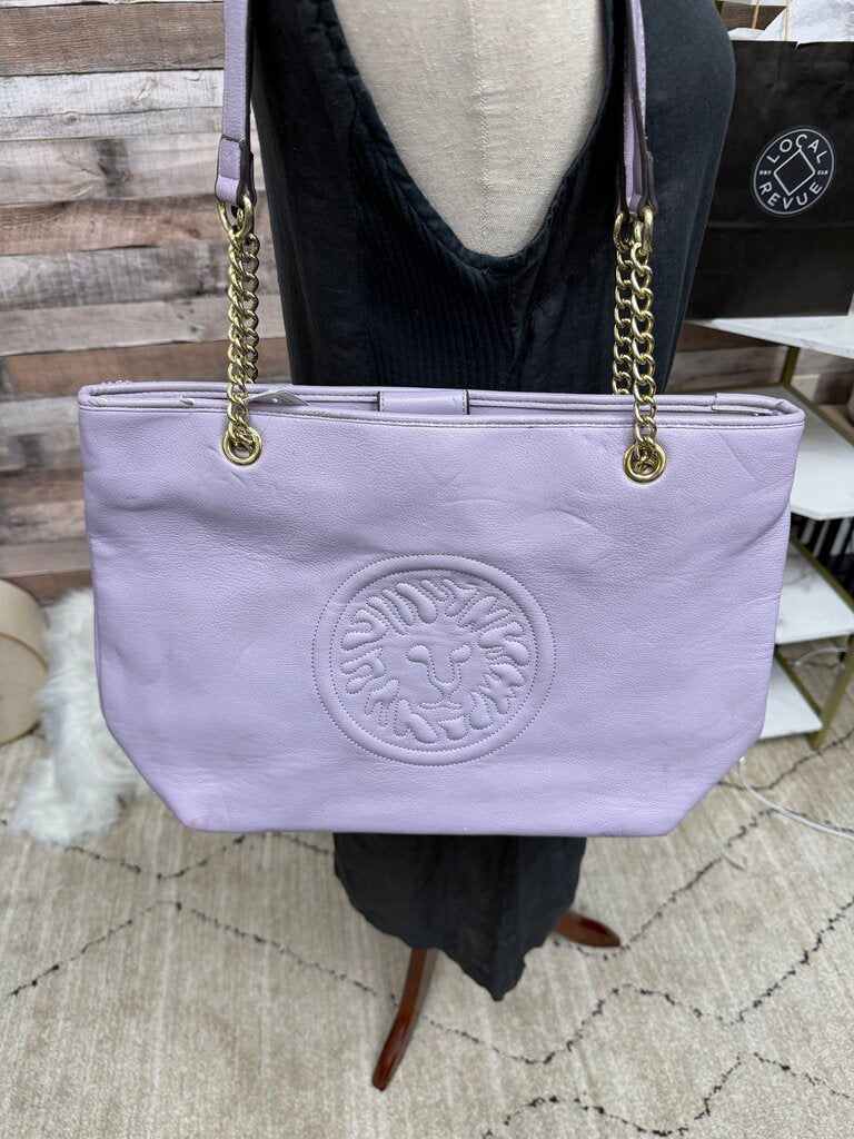 Anne Klein Leo Legacy Lavender Tote Handbag Made Of Vegan Leather