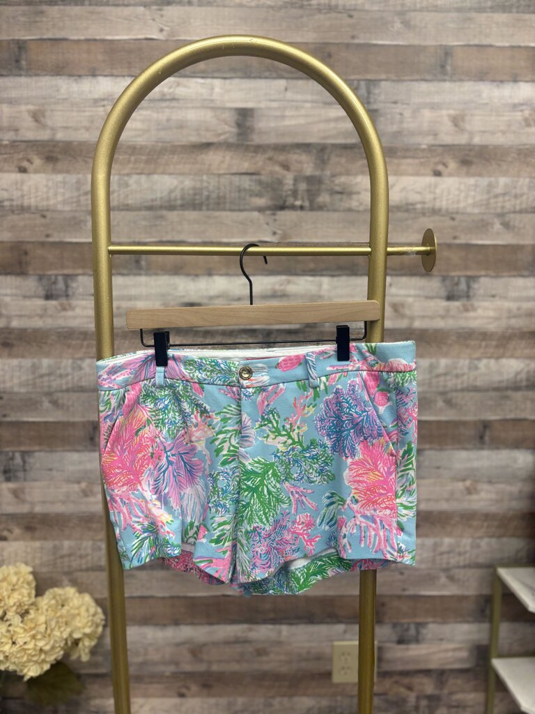 Lilly Pulitzer Cay To My Heart Print Knit Shorts