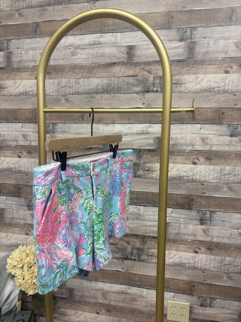 Lilly Pulitzer Cay To My Heart Print Knit Shorts