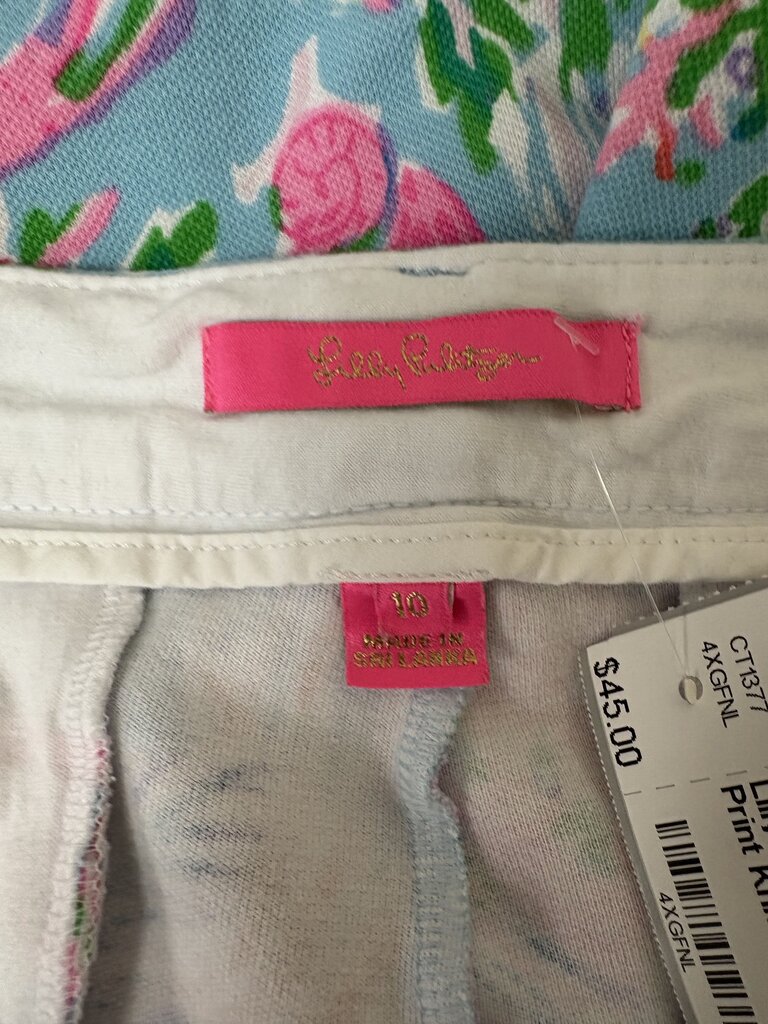 Lilly Pulitzer Cay To My Heart Print Knit Shorts