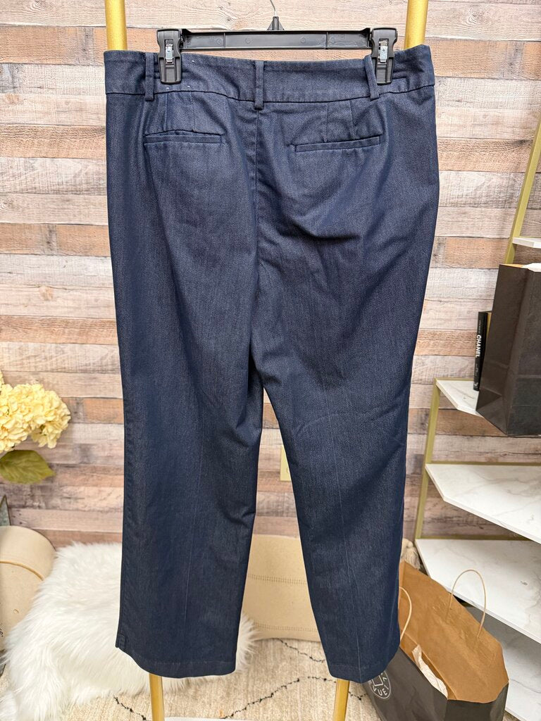 Talbots Navy Classic Straight Leg Pants