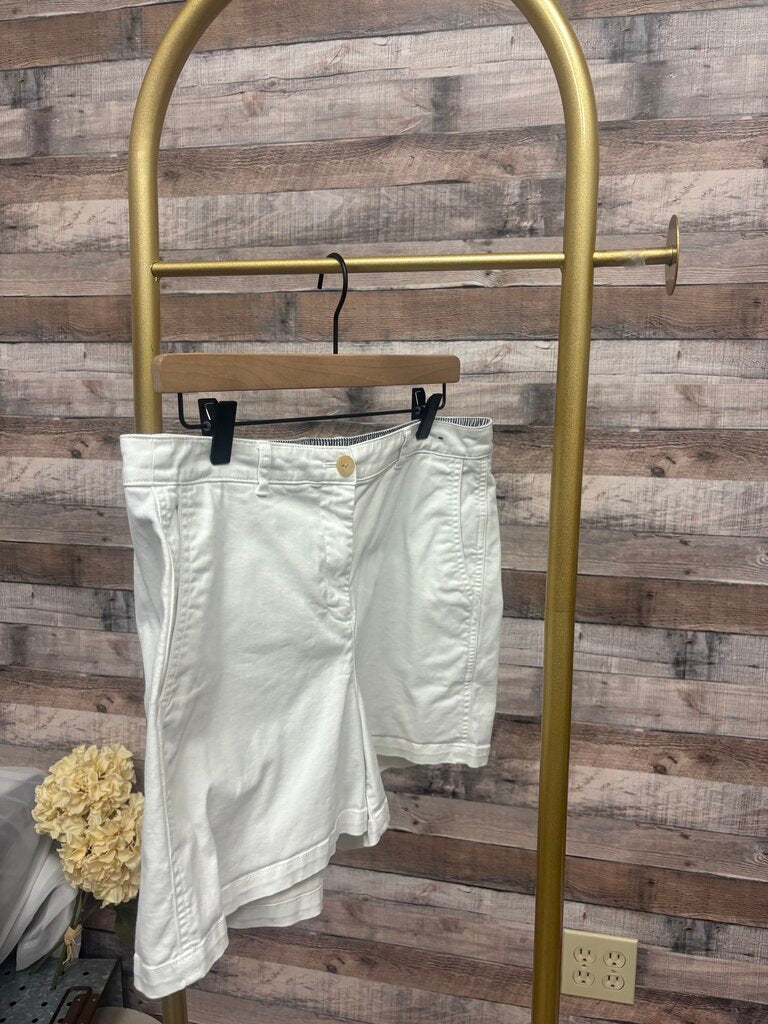J.Crew White Classic Fibermuda Chino Shorts