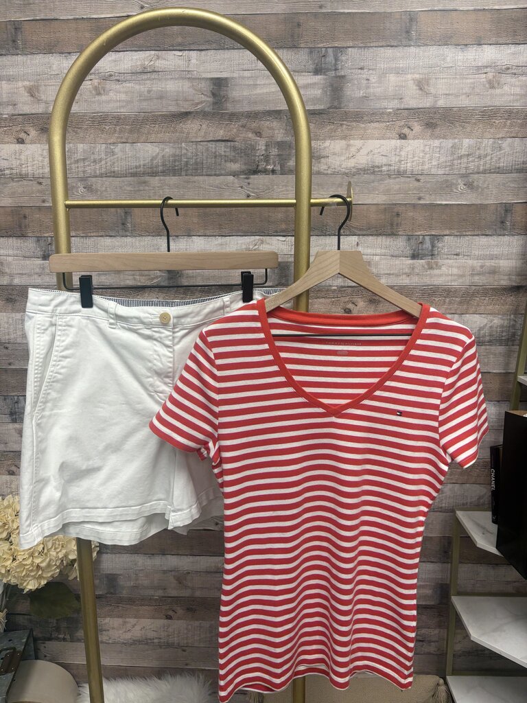 J.Crew White Classic Fibermuda Chino Shorts