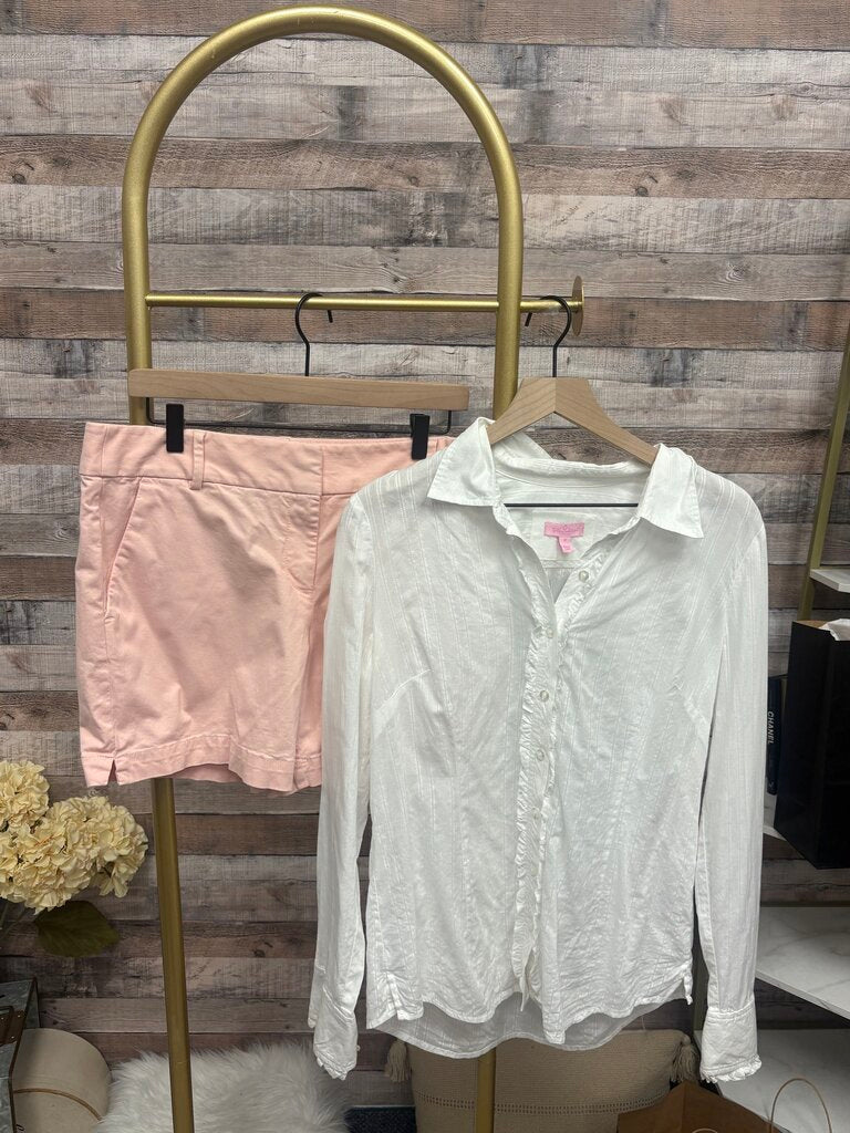 Ann Taylor Light Pink The Rivera Shorts
