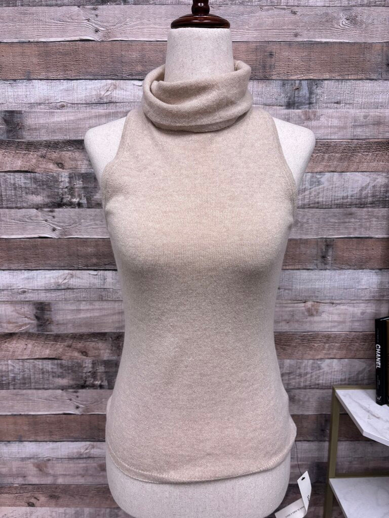 NWT Reformation Tan Sleeveless Knit Top